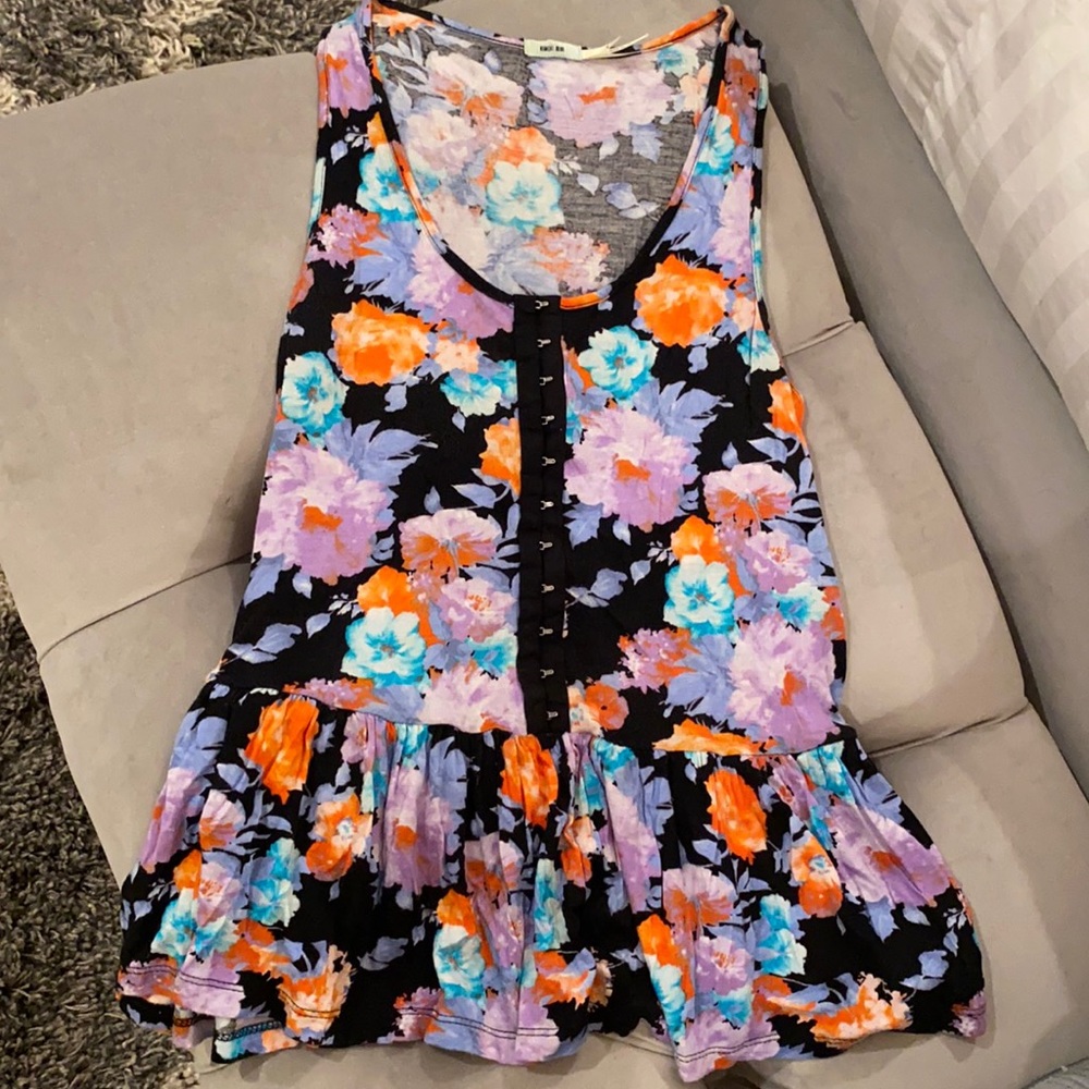 Peplum style top